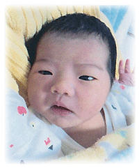 赤ちゃんの写真